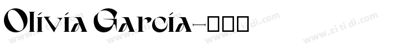 Olivia Garcia字体转换